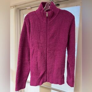 NWT Kashwere Women's (XL) Dark Orchid FullZip Jacket